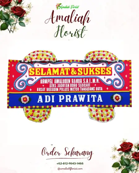 Papan Bunga Ucapan Selamat Lebakharjo